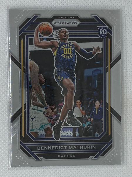 2022-23 Panini Prizm Basketball Benedict Mathurin #254 Indiana Pacers