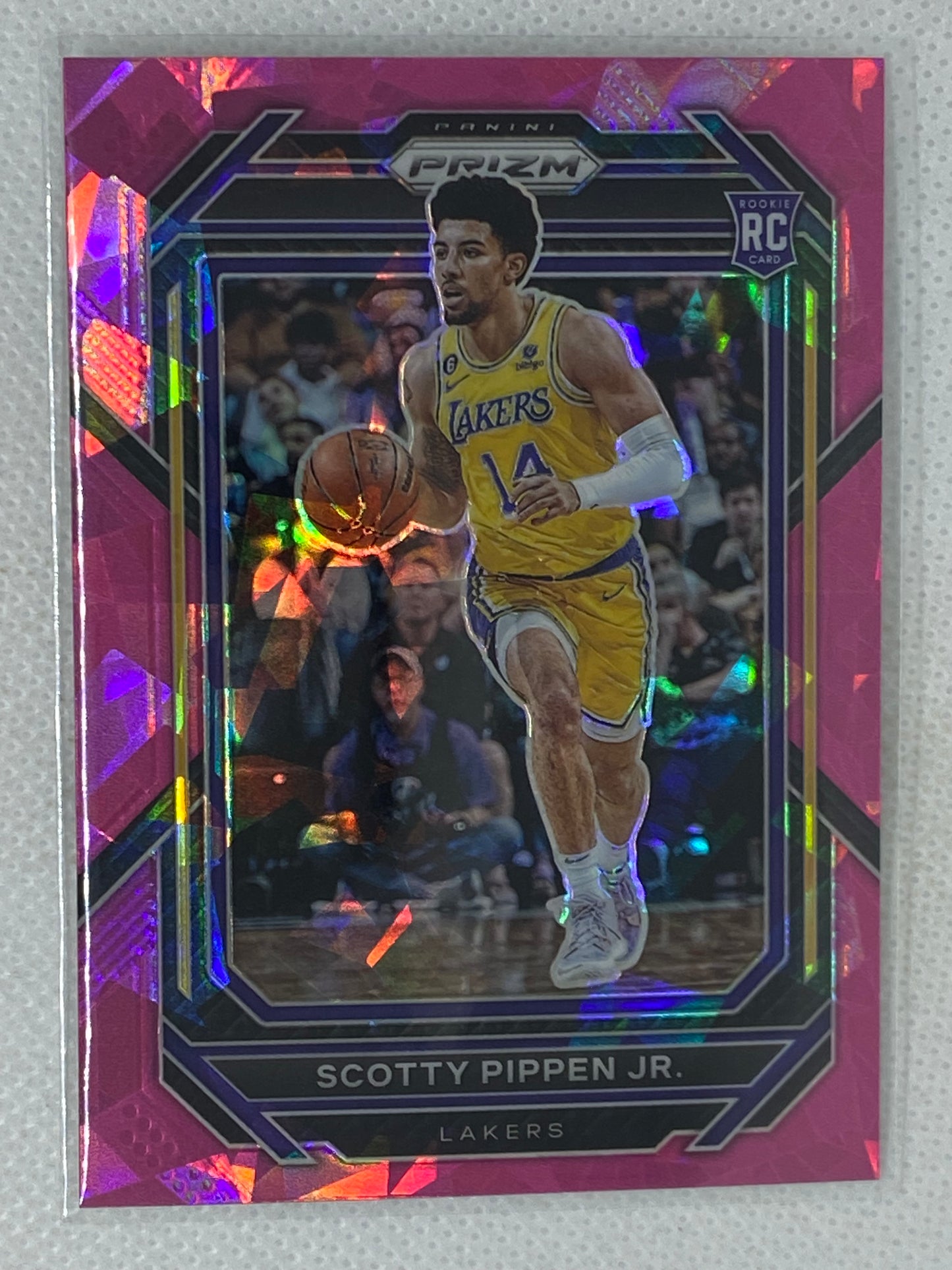 2022-23 Panini Prizm Rookie Pink Scottie Pippen Jr. #232 Los Angeles Lakers