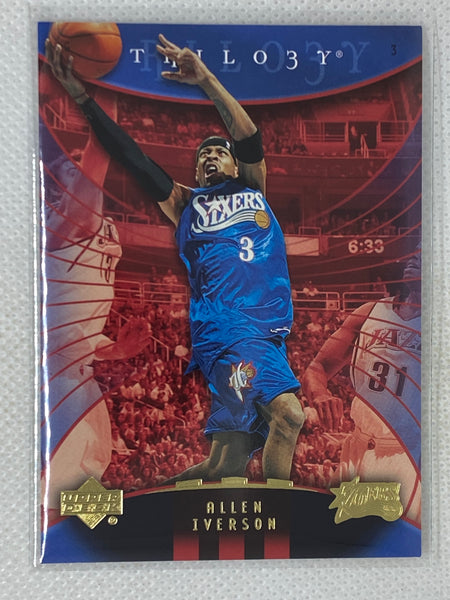 2005-06 Upper Deck Trilogy Allen Iverson #64 HOF Philadelphia 76ers