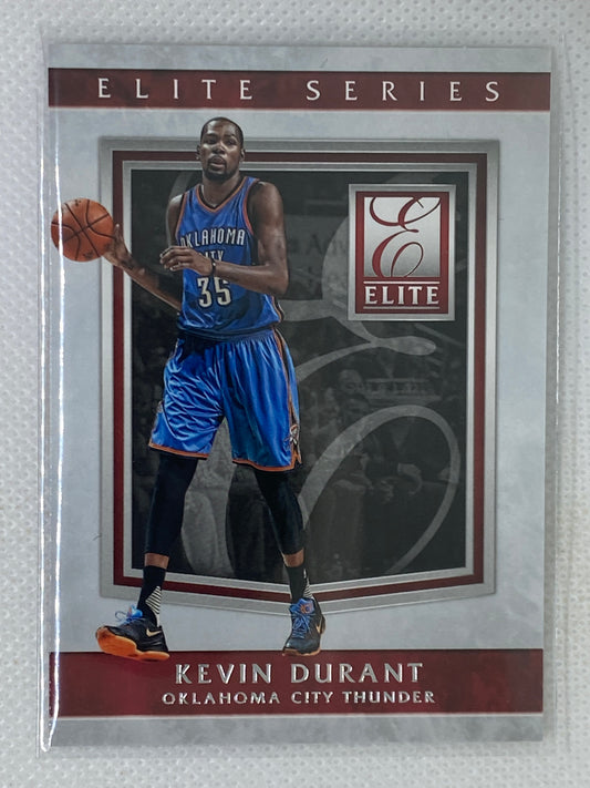 2015-16 Panini Elite Series Inserts Thunder Basketball Card #18 Kevin Durant