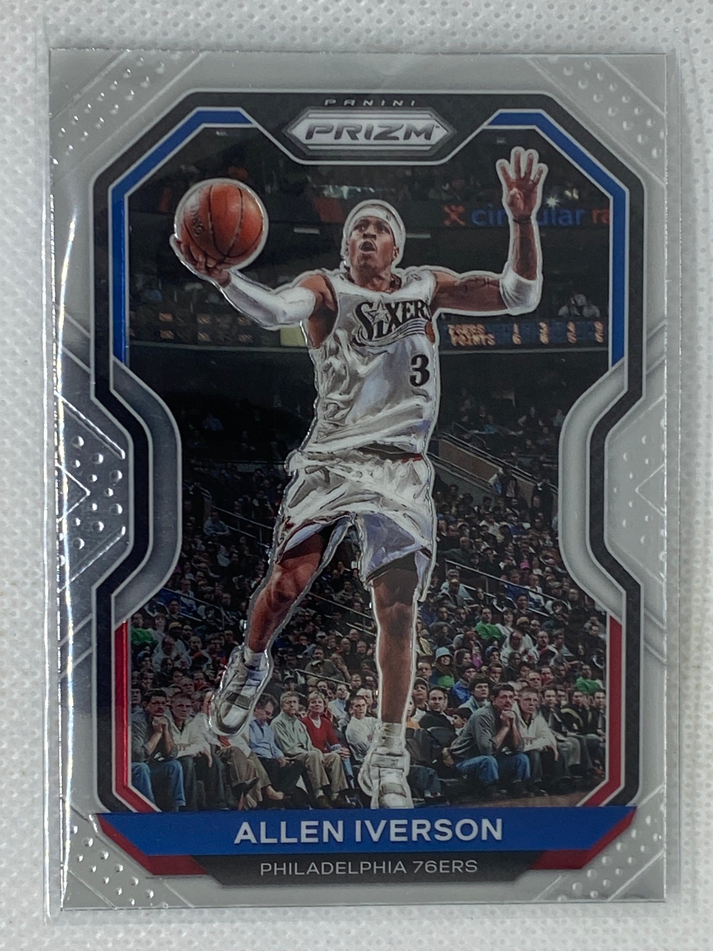 2020-21 Panini Prizm Base Allen Iverson #19 Philadelphia 76ers