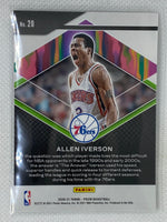 2020-21 Panini Prizm Fearless Allen Iverson #20 HOF Philadelphia 76ers