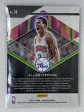 2020-21 Panini Prizm Fearless Allen Iverson #20 HOF Philadelphia 76ers