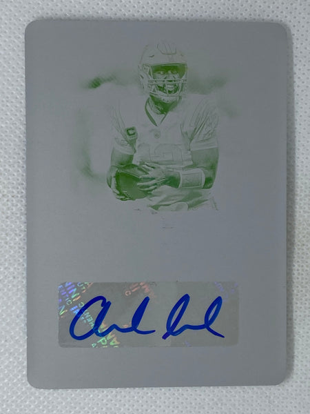 2019 Panini National Treasures Andrew Luck S-AL Printing Plate Autograph 1/1 Indianapolis Colts