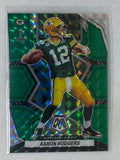 2022 Panini Mosaic Aaron Rodgers Green Mosaic Prizm Super Bowl XLV MVP #294 Green Bay Packers