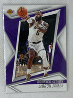 2021-22 Panini Chronicles Rookies & Stars #114 Lebron James Los Angeles Lakers