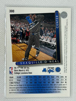 1993-94 Upperdeck #300 Shaquille O'Neal Orlando Magic