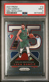 2021-22 Panini Prizm NBA 75th Anniversary Logo #12 Luka Doncic PSA 9 Case Hit Dallas Mavericks