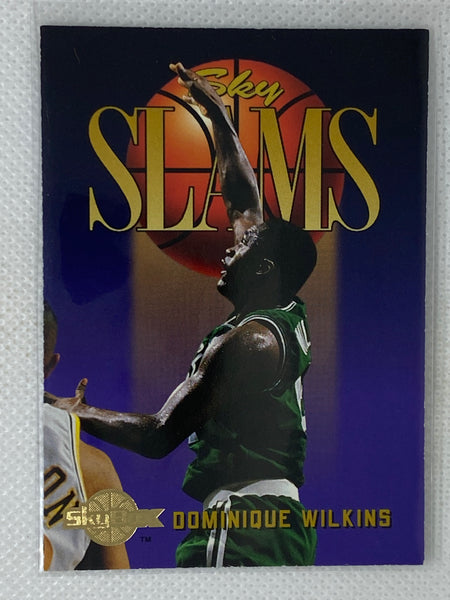 1994-95 SkyBox #311 Dominique Wilkins Sky Slams Boston Celtics