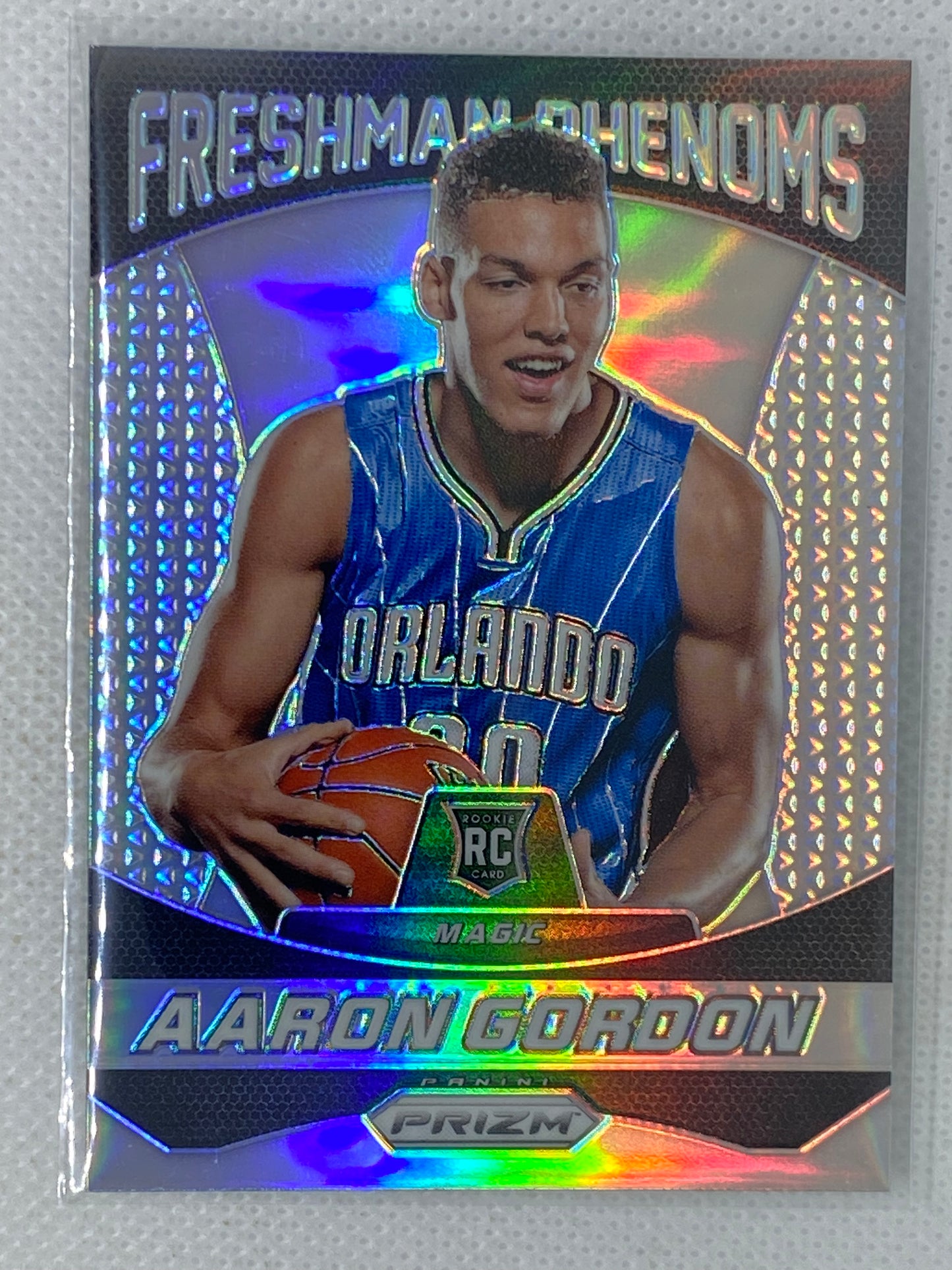 2015-16 Panini Prizm Aaron Gordon Freshman Phenoms Silver Rookie Card #4