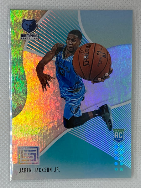 2018-19 Panini Status Rookies 1 Aqua Jaren Jackson Jr #132 Rookie RC2018-19 Panini Status Rookies 1 Aqua Jaren Jackson Jr #132 Rookie RC