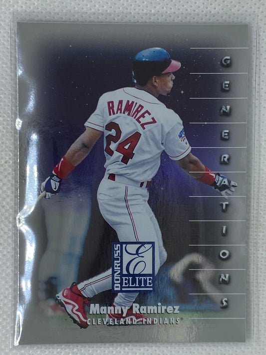 1998 Donruss Elite Baseball #136 Manny Ramirez