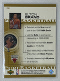 2000-01 Upper Deck Pure Basketball #PB1 Elton Brand Chicago Bulls In Person Autograph