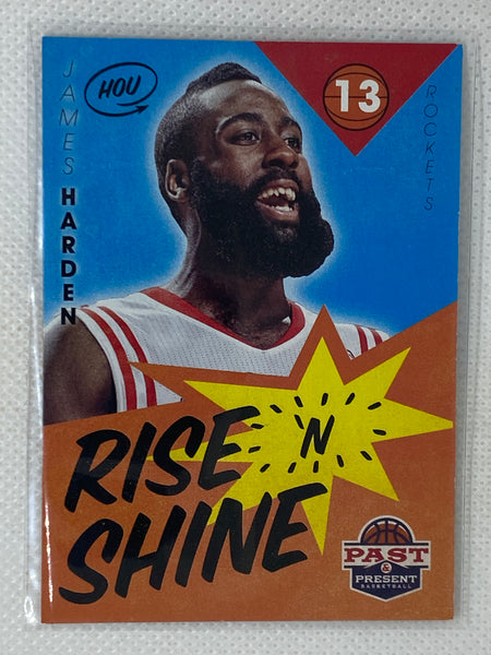 2012-13 Panini Past & Present Rise 'N Shine #1 James Harden Houston Rockets