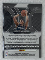 2020-21 Prizm Devin Vassell Base Rookie Card #252 San Antonio Spurs