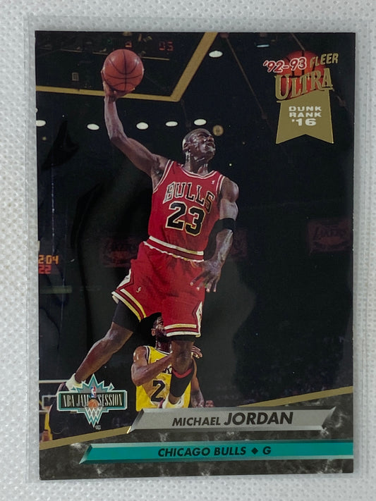 1992-93 Fleer Ultra Michael Jordan #216 Jam Sessions Chicago Bulls