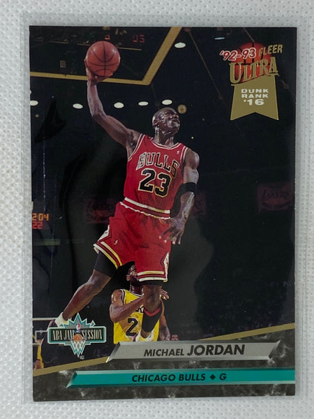 1992-93 Fleer Ultra Michael Jordan #216 Jam Sessions Chicago Bulls