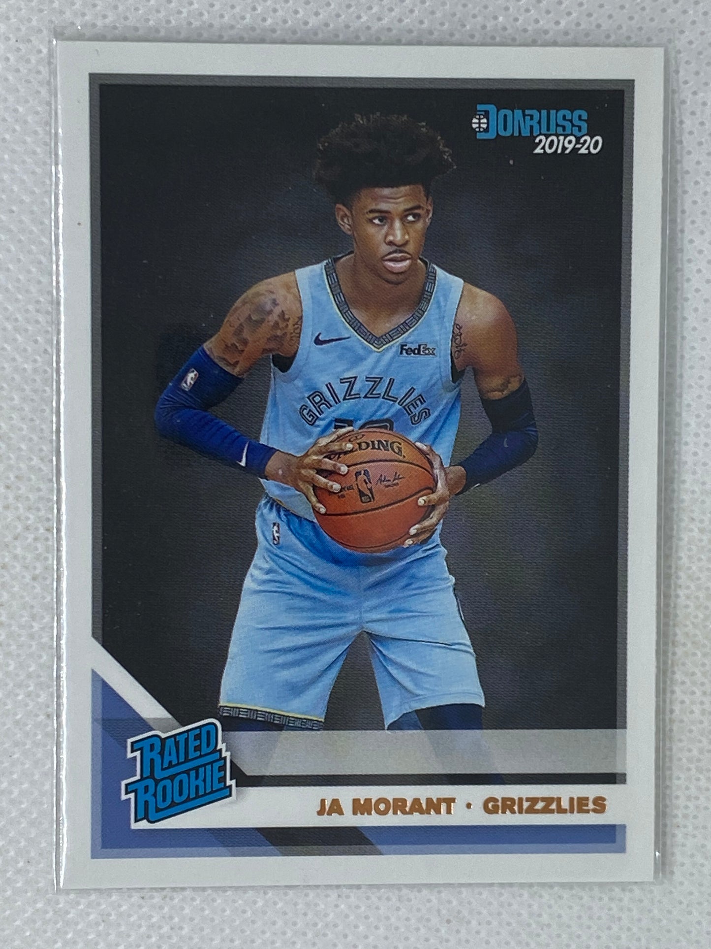 2019-20 Panini Donruss Rated Rookies Ja Morant #202 Memphis Grizzlies