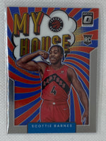 2021-22 Donruss Optic Scottie Barnes Rookie MY HOUSE Insert #19 Toronto Raptors