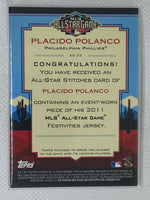 2011 Topps Update All-Star Stitches Relics Placido Polanco #AS-73