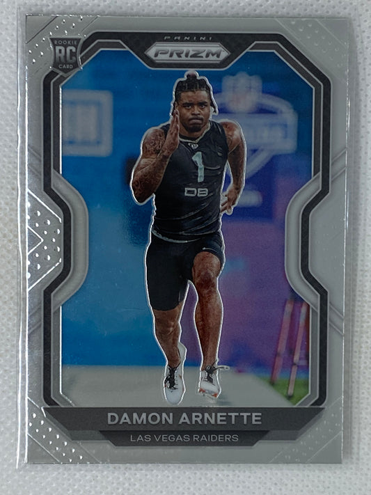 2020 Panini Prizm #375 Damon Arnette Rookie Las Vegas Raiders