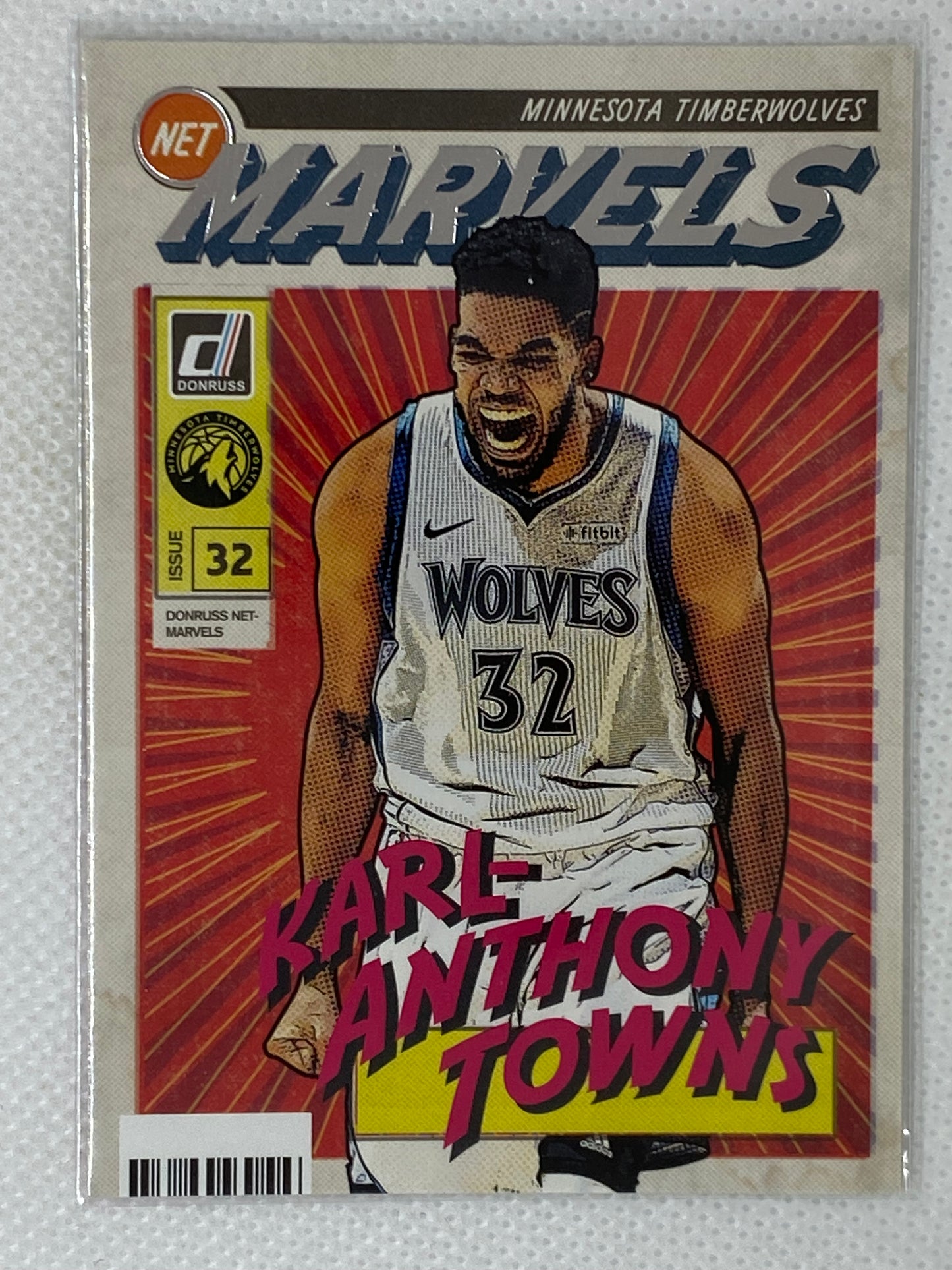 2019-20 Panini Donruss Net Marvels Karl Anthony Towns #6 Minnesota Timberwolves