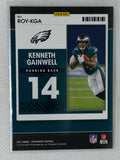 2021 Panini Contenders Kenneth Gainwell Rookie RC Of The Year Insert #ROY-KGA Philadelphia Eagles