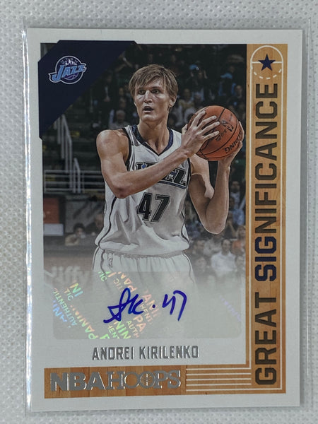 2017-18 Panini NBA Hoops Great Significance Andrei Kirilenko #GS-AKL Autograph