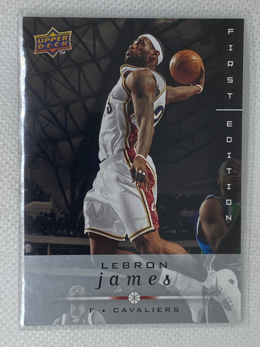 2008-09 Upper Deck First Edition Lebron James #33, Cleveland Cavaliers