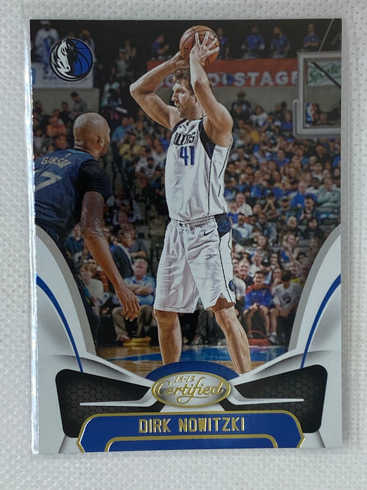 2018-19 Panini Certified #76 Dirk Nowitzki