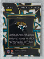 2021 Panini Select Trevor Lawrence Turbocharged Rookie Insert RC #TUR-1 Jaguars