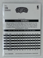 2013-14 NBA Hoops Manu Ginobili #195 HOF