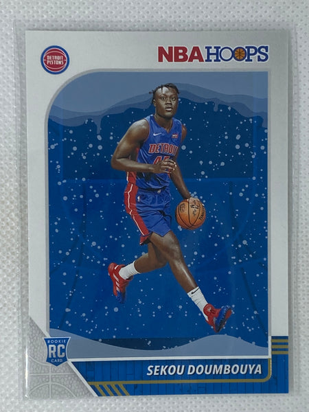 2019-20 NBA Hoops Winter Sekou Doumbouya RC Detroit Pistons Rookie Card # 212
