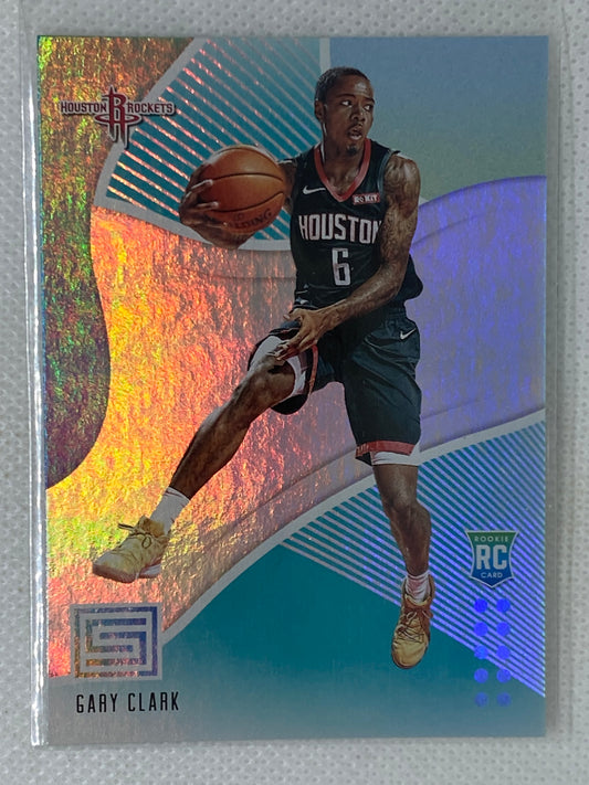 2018-19 Panini Status Rookies 1 Aqua Gary Clark #127 Rookie RC