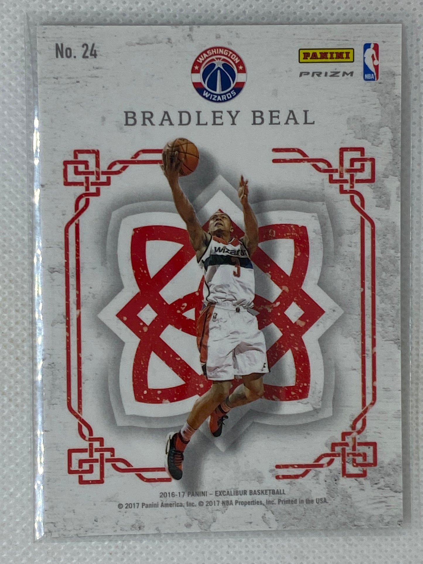 2016-17 Panini Excalibur Crusade Camo #24 Bradley Beal Washington Wizards