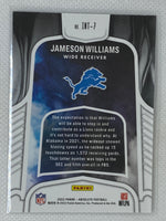 2022 Panini Absolute - Introductions #INT-7 Jameson Williams Detroit Lions