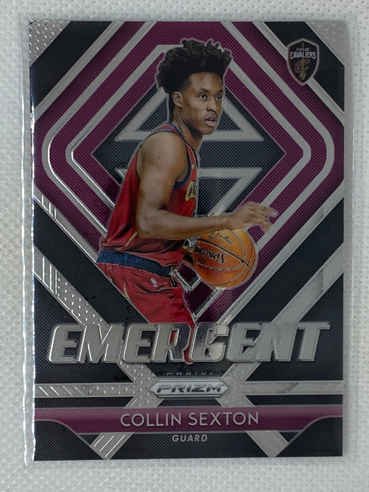 2018-19 Panini Prizm Collin Sexton Emergent Insert #8 Cleveland Cavaliers Rookie