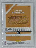 2019-20 Donruss Holo Green and Yellow Laser #45 Jalen Brunson