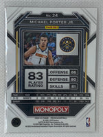 2022-23 Panini Prizm Monopoly #24 Michael Porter Jr.