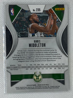 2019-20 Prizm Base #235 Khris Middleton Milwaukee Bucks