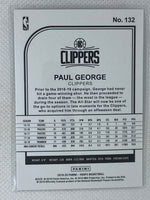 2019-20 Panini Hoops Winter #132 Paul George Los Angeles Clippers