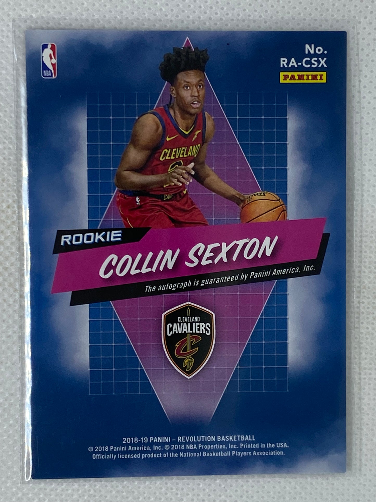 2018-19 Panini Revolution Collin Sexton RA-CSX Rookie Autograph On Card SSP