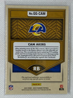 2022 Gold Standard Cam Akers Gold Gear Jersey Relic #/299 Los Angeles Rams