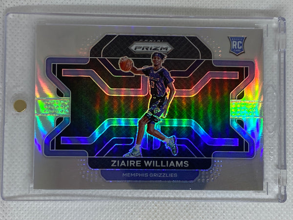 2021-22 Panini Prizm Ziaire Williams #313 Variation RC Silver Memphis Grizzlies SSP Case Hit