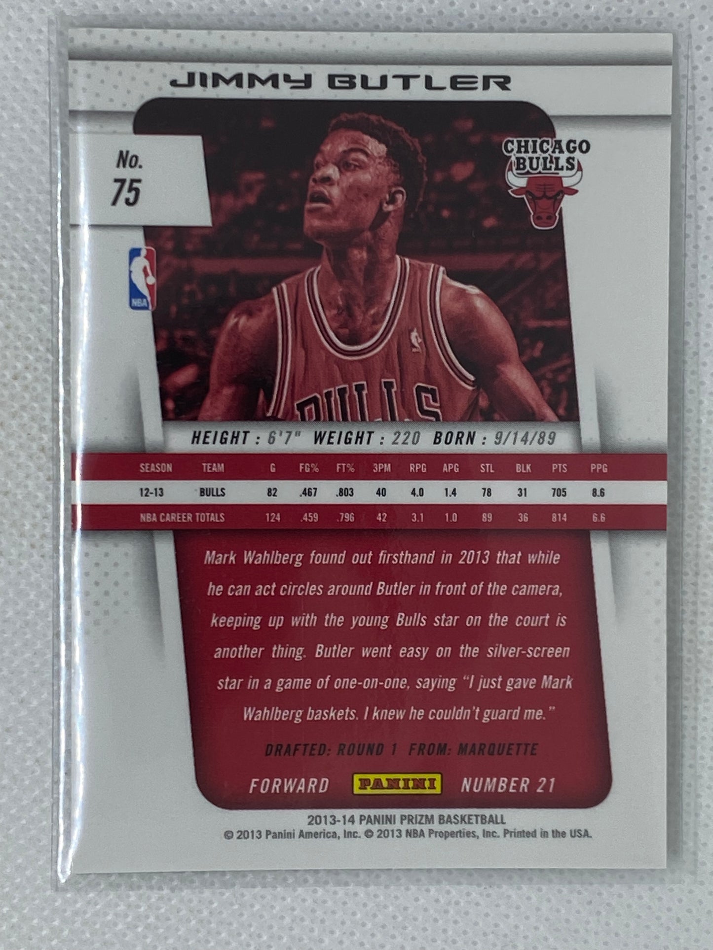 2013-14 Panini Prizm Jimmy Butler #75