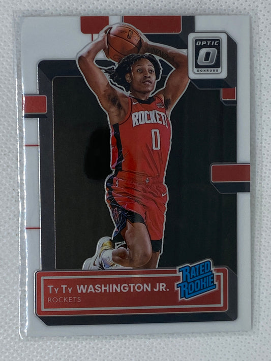 2022-23 Donruss Optic Rated Rookie TyTy Washington Jr. #231 RC Houston Rockets