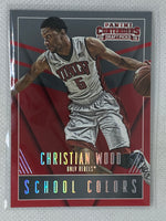 2015-16 Contenders Draft Picks School Colors #10 Christian Wood Rookie