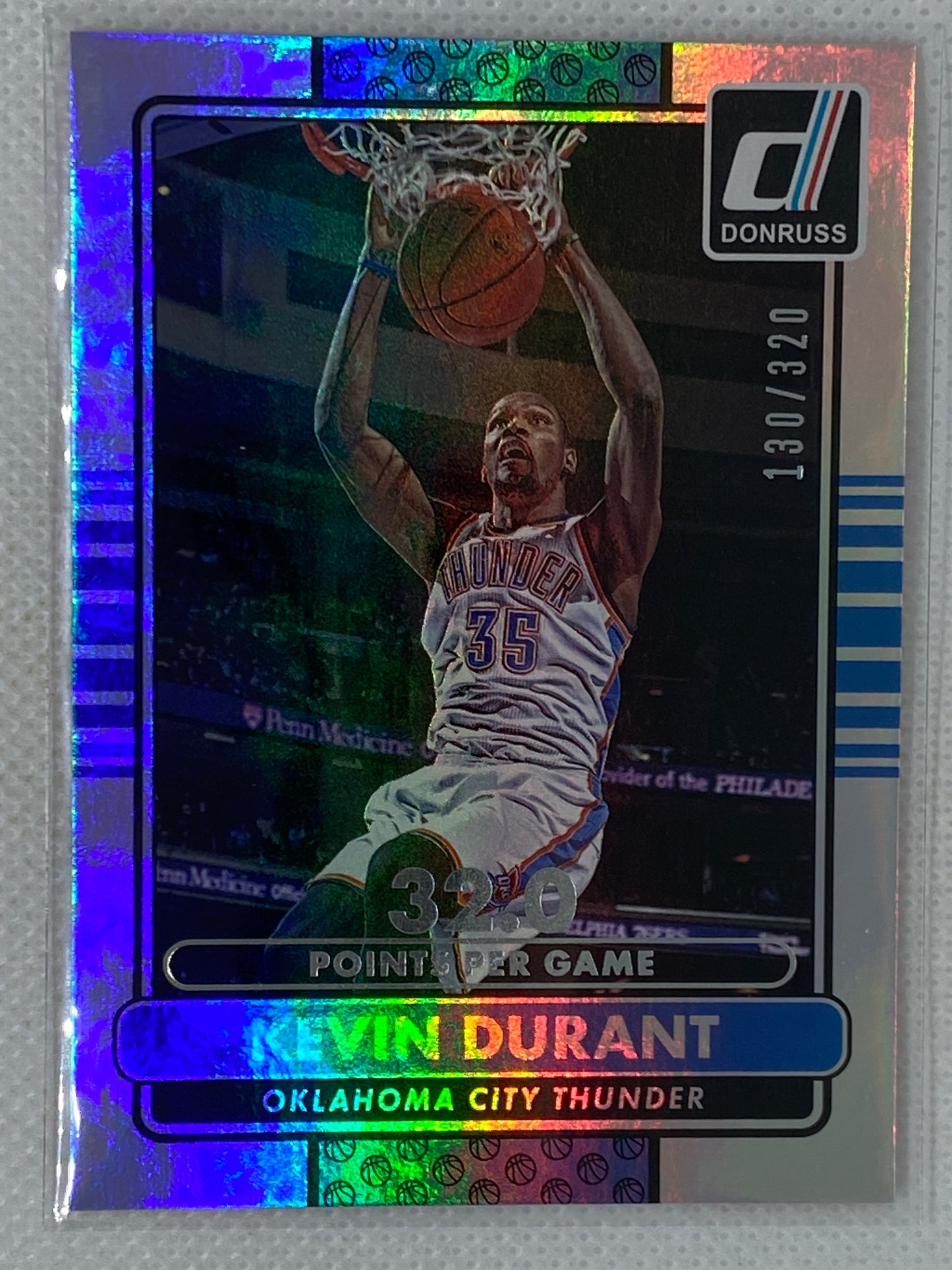 2014-15 Panini Donruss Stat Line Silver Season /320 Kevin Durant #52