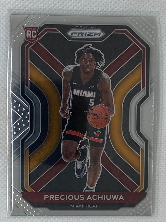 2020-21 Precious Achiuwa Panini Prizm Base Rookie RC #294 Miami Heat