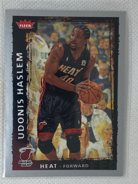 2008-09 Fleer NBA Basketball #99 Udonis Haslem Miami Heat